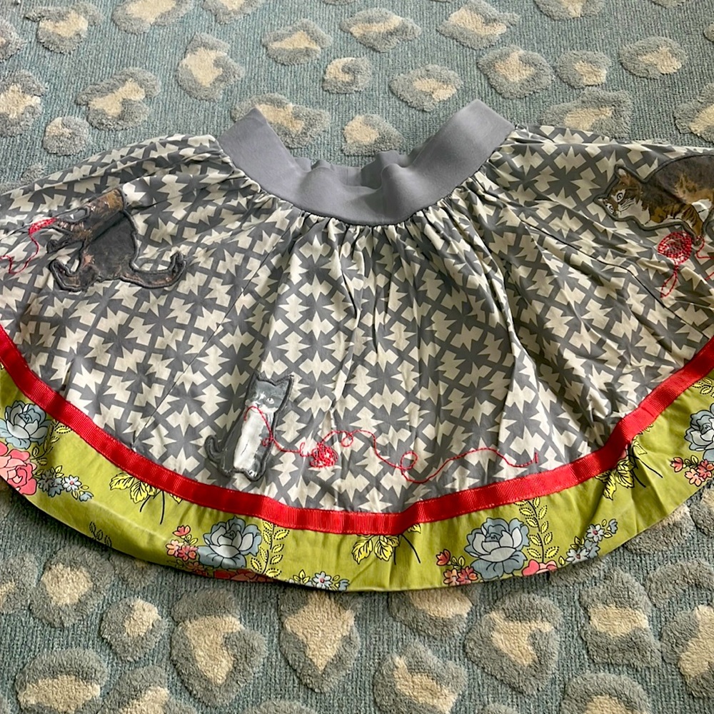 Matilda Jane size 4 pretty kitty skirt